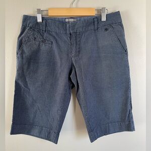 Jacob Pinstripe Bermuda Shorts
